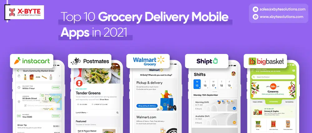 Top 10 Grocery Delivery Mobile Apps in 2021